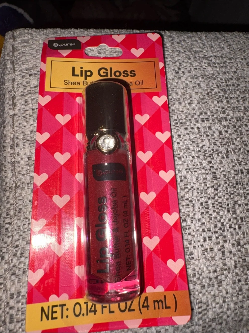 b.pure Red Lip Gloss - Deep Berry Shine